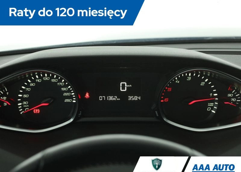 Peugeot 308 cena 53000 przebieg: 71361, rok produkcji 2019 z Lidzbark małe 211